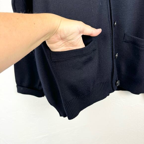 Vintage Paul & Shark Yachting Sweater Cardigan Navy Men's L Nautical Preppy - Picture 3 of 13